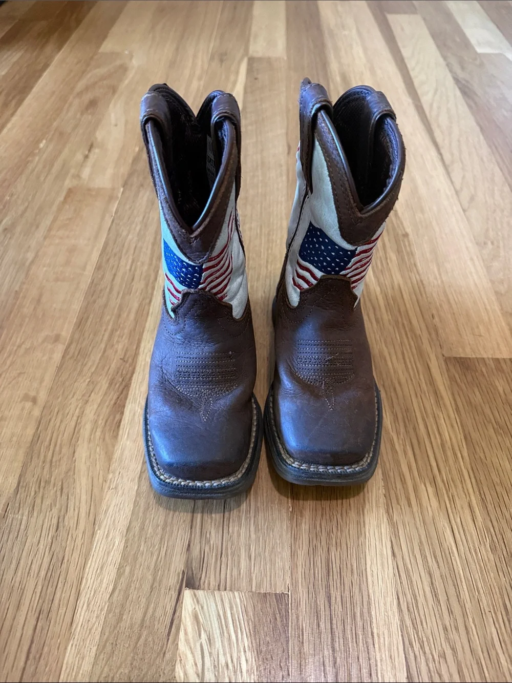 Durango Brown Cowboy Western Boots- toddler size 8